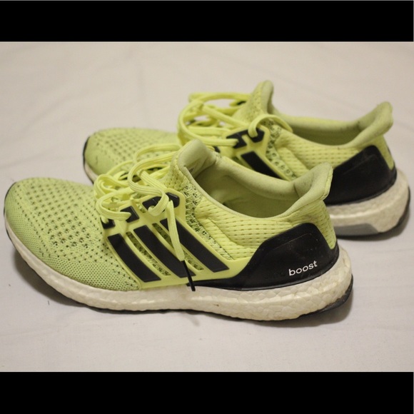 Adidas Ultraboost 1.0 2015 Solar Yellow Men's Sz 8 - Picture 3 of 8
